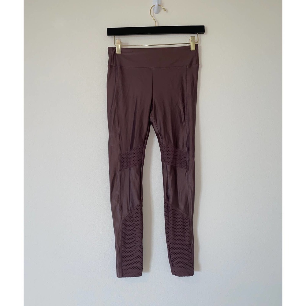 Koral Stilt High Rise Mesh Legging Marsala Size Medium